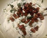 A picture of step 3 of Ricotta, spinach and pancetta pie.