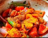 A picture of step 2 of Mixed vegetable gravy.