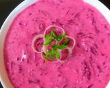A picture of step 3 of Beetroot Raita.