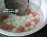 桂花酒釀紅豆湯圓的食譜步驟3照片
