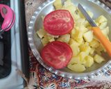 عکس مرحله 1 از دستور ساندویچ مرغ و سیب زمینی