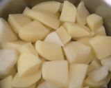 A picture of step 1 of Potato bhaji.