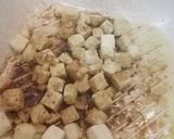 A picture of step 5 of Stir fried Paneer with peppers.