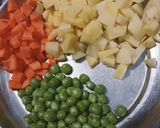 A picture of step 3 of Kathiyawadi Masala Khichdi.