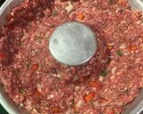 Foto del paso 2 de la receta: Pan de carne relleno con jamón y queso súper fácil
