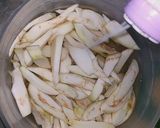 A picture of step 1 of Allu baingan fry.