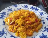 Foto del paso 16 de la receta: Arroz con pulpo, calamares y langostinos