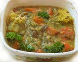 A picture of step 4 of Carrot masoor dhal koottu.