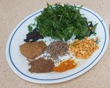 A picture of step 1 of Masala oats.