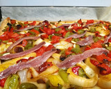 Foto del paso 6 de la receta: Coca de trempó (amb anxoves, panses i pinyons) 🍕