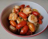 Foto langkah ke 4 dari resep Tumis Udang kulit Melinjo.