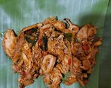 Foto langkah ke 10 dari resep Nasi Bakar Isi Tongkol, Cumi, Dan Kecombrang.
