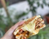 A picture of step 14 of Chicken Cheese Fajita Sandwich.