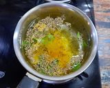 A picture of step 1 of Immunity Boosting Kadha.