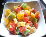 Foto del paso 5 de la receta: Three-Bran Sponge Cake con jengibre y fruta tropical