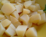 Foto del paso 2 de la receta: Knödel albóndigas de patatas rellenas con lentejas cocidas en Agua de Mar