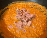 Foto del paso 5 de la receta: Pasta cremosa con atún y tomate