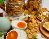 Foto langkah ke 2 dari resep Cornflakes Salted Egg❤️❤️.