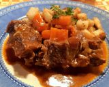 Une image de l'étape 8 de Bœuf braisé aux carottes.