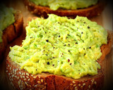 A picture of step 3 of Mike's Southwestern Avocado Whole Grain Breakfast Toast.