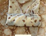Une image de l'étape 7 de Pâte à crêpes à la Banane (et crêpes fourrés à la banane, topping chocolat, flambée au Rhum blanc).