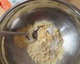 Foto del paso 1 de la receta: Pancito de harina de garbanzos en sartén, sin balanza, sin gluten, exprés, proteico 🥘 🍳