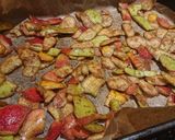 A picture of step 5 of Baked Cinnamon Apple Peels.
