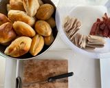 รูปขั้นตอนการทำที่ 4 ของ Burger Bun มาทำเป็น Baguette สำหรับปังยวนยีสต์Sourdough🍔ผสมยีสต์แห้ง