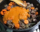 Une image de l'étape 8 de Sauté de sanglier aux carottes, céleri branche et tomate.