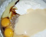 A picture of step 7 of Coconut Squares.