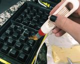 Foto del paso 3 de la receta: Waffles de espinaca