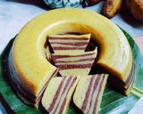Foto langkah ke 5 dari resep Lapis Bolu Pisang Kukus.