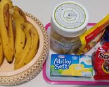 Foto langkah ke 1 dari resep Pisang Bakar Cokelat Keju Madu.