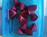 Foto langkah ke 2 dari resep Sorbet Buah Naga.