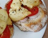 Foto del paso 10 de la receta: Brusquetas con cebolla de verdeo, tomate y parmesano