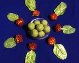 A picture of step 3 of Tri Color Laddoo.