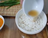 Hình bước làm 3 của món Cơm chiên trứng