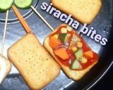 A picture of step 4 of Different flavored tuc bites.