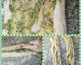 Foto del paso 5 de la receta: Pan trenzado de pesto y panceta🍞
