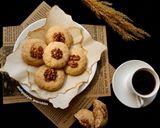 عکس مرحله 1 از دستور کوکی مارمالادی 🌸 کوکی با ۳ قلم مواد