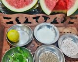 A picture of step 1 of Water Melon Juice.