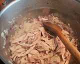 A picture of step 6 of Chicken Soup (Çorbë pule).