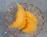 A picture of step 1 of Muskmelon icecream.