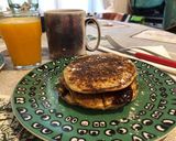 Foto del passaggio 4 della ricetta Pancakes proteici all’avena