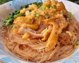 Hình bước làm 2 của món Miến gà trộn