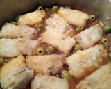 Foto del paso 5 de la receta: Bacalao encebollado con papitas negras canarias