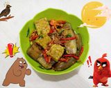 Foto langkah ke 6 dari resep Terong Tempe balita & versi pedas.
