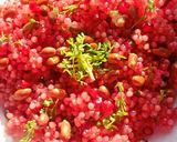 बीट रूट साबूदाना (beetroot sabudana recipe in Hindi) रेसिपी चरण 4 फोटो