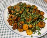 Une image de l'étape 9 de Pommes de terre rattes rôties sauce barbecue et persil.