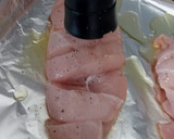 Foto del paso 2 de la receta: ~ Pechuga al horno rellena de espinacas con nata ~
